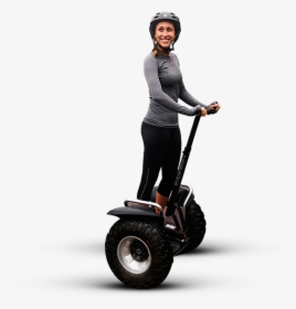 Segway - Person Riding Segway Side View, HD Png Download, Transparent PNG