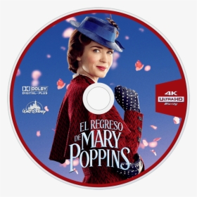 Mary Poppins Returns Dvd Label, HD Png Download, Transparent PNG