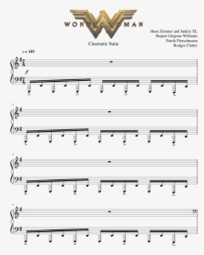 Wonder Woman Theme Cello Sheet Music, HD Png Download, Transparent PNG