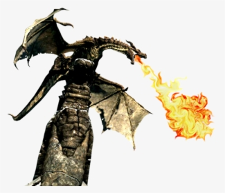 Dragon Clipart Fire Breathing Dragon - Dragon Breathing Fire Png, Transparent Png, Transparent PNG