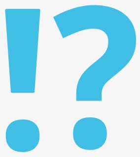 File - Emoji U2049 - Svg - Question Mark Emoji Blue - Question And Exclamation Marks, HD Png Download, Transparent PNG