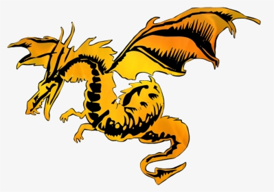 Fire Dragon Black Orange - Shaolin Fire And Water Dragon Fremes, HD Png Download, Transparent PNG