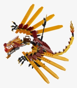 Fire Dragon Transparent Image - Lego Ninjago Fire Temple, HD Png Download, Transparent PNG