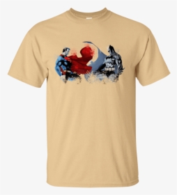 Batman Vs Superman T-shirt - Spiderman Vs Batman Shirt, HD Png Download, Transparent PNG