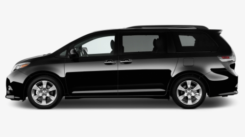 Transparent Minivan Clipart Black And White - Toyota Sienna 2018 Side, HD Png Download, Transparent PNG