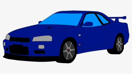 R34 Drawing Gtr Nissan - Draw Nissan Skyline Turbo, HD Png Download, Transparent PNG