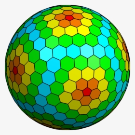Goldberg Polyhedron 5 3 - Goldberg Polyhedron, HD Png Download, Transparent PNG