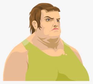 Happy Wheels Png - Fat Lady Off Happy Wheels, Transparent Png, Transparent PNG