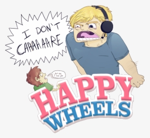 Happy Wheels - Pewdiepie Happy Wheels Png, Transparent Png, Transparent PNG