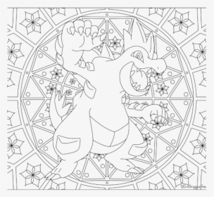 Adult Pokemon Coloring Page Feraligatr, HD Png Download, Transparent PNG