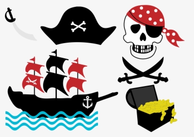 Transparent Rowboat Png - Clip Art Pirate Eye Patch, Png Download, Transparent PNG