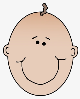 No Hair Face Clipart, HD Png Download, Transparent PNG