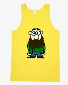 Bald Man Fine Jersey Tank Top Unisex By Itee, HD Png Download, Transparent PNG