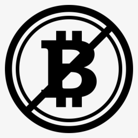 Bitcoin Not Accepted Symbol With A Slash - Portable Network Graphics, HD Png Download, Transparent PNG