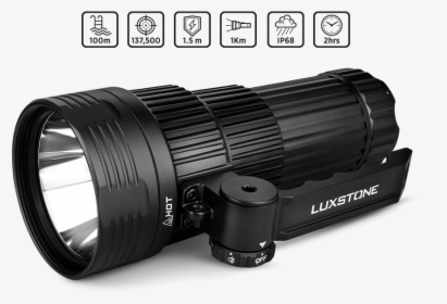 Luxstone X30 Lightweight Led Searchlight - Luxstone X30 Waterproof Rechargeable Searchlight, HD Png Download, Transparent PNG