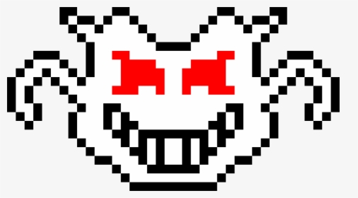 Mega Sans Head - Pixel Art Cat Face, HD Png Download, Transparent PNG
