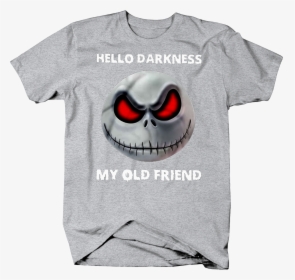 Jack Skellington Hello Darkness My Old Friend Halloween - Color Guard Mom Shirts, HD Png Download, Transparent PNG
