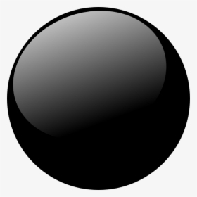 Shiny Circle Png - 3d Black Circle Png, Transparent Png, Transparent PNG