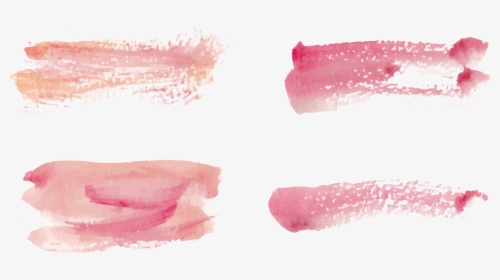 Lip Gloss Lipstick Pink - Water Color Stroke Vector, HD Png Download, Transparent PNG