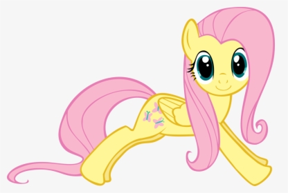 Fluttershy Pony Rainbow Dash Pink Yellow Mammal Vertebrate - Fluttershy My Little Pony Characters, HD Png Download, Transparent PNG