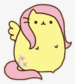 Kawaii Cute Fluttershy Sweet Cat Mylitylepony - Kawaii My Little Pony, HD Png Download, Transparent PNG