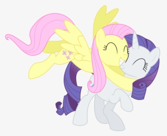 My Little Pony Friendship Is Magic Roleplay Wikia - My Little Pony Rarity And Fluttershy, HD Png Download, Transparent PNG