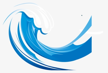 Wind Wave Euclidean Vector Clip Art - Blue Wave Png Vector, Transparent Png, Transparent PNG