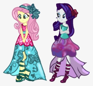 My Little Pony Equestria Girls Rarity And Fluttershy, HD Png Download, Transparent PNG
