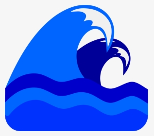Clipart Waves Svg - Clip Art Blue Wave, HD Png Download, Transparent PNG