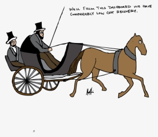 Horse Drawn Carriage Cartoon, HD Png Download, Transparent PNG