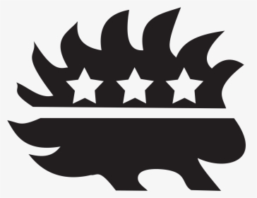 Black Libertarian Porcupine 1969px - Libertarian Party Flag, HD Png Download, Transparent PNG