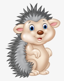 Cartoon,hedgehog,clip Character,animal Figure,whiskers - Детские Картинки Животных, HD Png Download, Transparent PNG