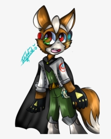 Fox Mccloud Vampire {request} By Inkfalco - Cartoon, HD Png Download, Transparent PNG