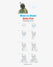 How To Draw Boba Fett - Halloween Drawing Ideas Step By Step, HD Png Download, Transparent PNG