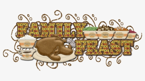 Wa Family Feast - Cartoon, HD Png Download, Transparent PNG