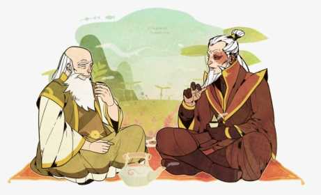 Old Zuko And Iroh, HD Png Download, Transparent PNG