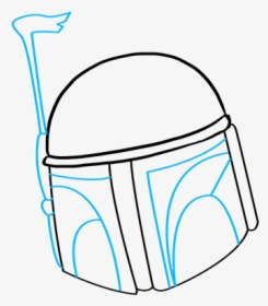 How To Draw Boba Fett - Boba Fett Drawing, HD Png Download, Transparent PNG