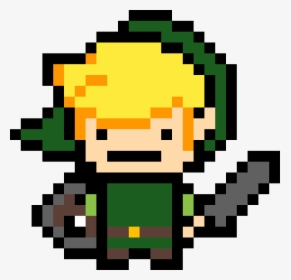 Link Legend Of Zelda Pixel Art, HD Png Download, Transparent PNG