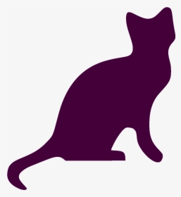 Whiskers Black Cat Hello Kitty Dog - Minimalist Black Cat Tattoo, HD Png Download, Transparent PNG