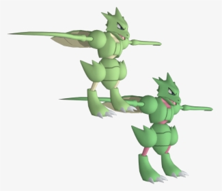 Download Zip Archive - Pokemon Scyther The Model, HD Png Download, Transparent PNG