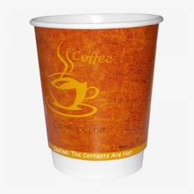 8oz Rimini Double Wall Paper Cup - Glass Cup Coffee Paper, HD Png Download, Transparent PNG