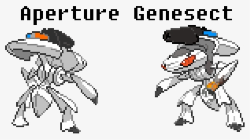 Aperture Genesect Pokemon Black & White Cartoon Mammal - Goto80, HD Png Download, Transparent PNG