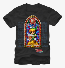 Transparent Zelda Heart Png - Stained Glass Zelda Shirts, Png Download, Transparent PNG