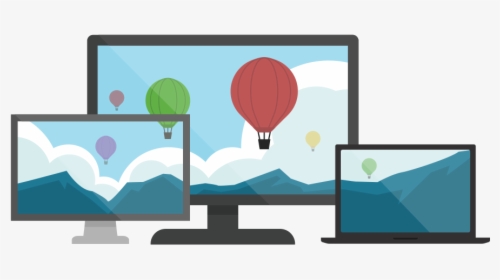 Windows 7 And Linux Are Also Supported Using The Screen - Hot Air Balloon, HD Png Download, Transparent PNG