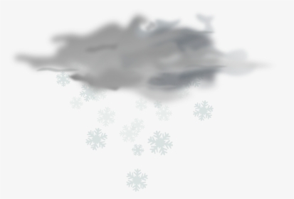 Weather Icon Big Image - Snow Cloud Transparent Background, HD Png Download, Transparent PNG