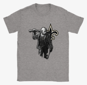 Jason Voorhees New Orleans Saints Ready For Horrors - T Shirt Pokémon One Piece, HD Png Download, Transparent PNG
