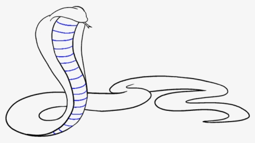 How To Draw Cobra - King Cobra Drawing Easy, HD Png Download, Transparent PNG