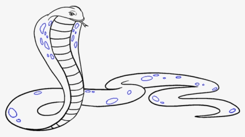 How To Draw Cobra - Draw A Cobra Snake, HD Png Download, Transparent PNG