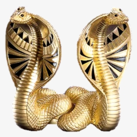 #mq #gold #golden #snake #snakes #egypt - Egyptian Snake, HD Png Download, Transparent PNG