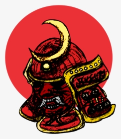 Samurai Redmoon Helmet By Fixedthor - Cartoon, HD Png Download, Transparent PNG